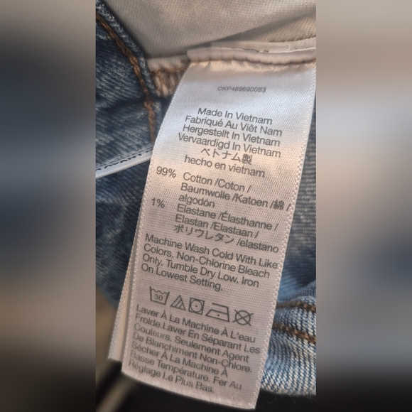 Madewell Curvy Perfect Jean Shorts Size 27 Raw Frayed Hem - Picture 5 of 8